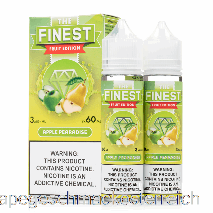 Apfel-Birnen-Radiese - Die Feinste Fruchtedition - 120ml 3mg Vape-Geschmack